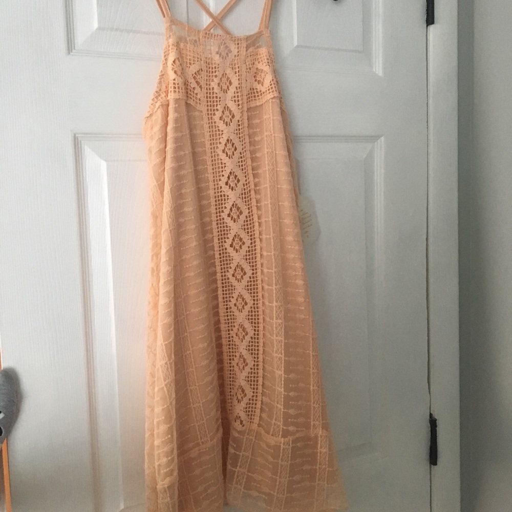 Peach swing dress!